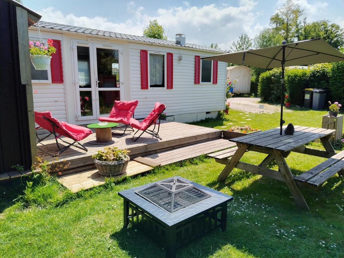 Mobil-Home Coin De Paradis En Cote D'Opale Sur Terrain Prive Et Sa Caravane Hermelinghen Luaran gambar